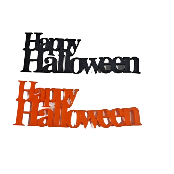 Lot Of 26 Halloween Rings & 2 Scripts Cake Toppers Skull Ghost Frankenstein NWOP - Picture 8 of 8